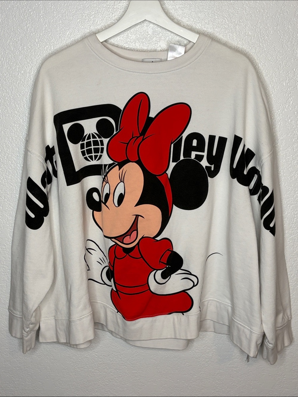 Walt Disney World Resort Minnie Mouse Front & Back Graphic Sweatshirt Size 2X